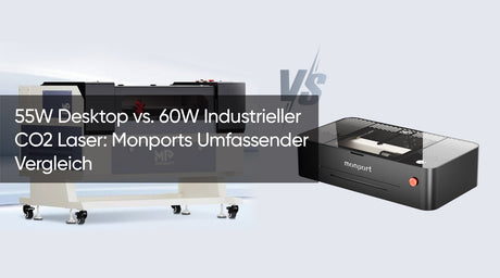 55W Desktop vs. 60W Industrieller CO2 Laser: Monports Umfassender Vergleich