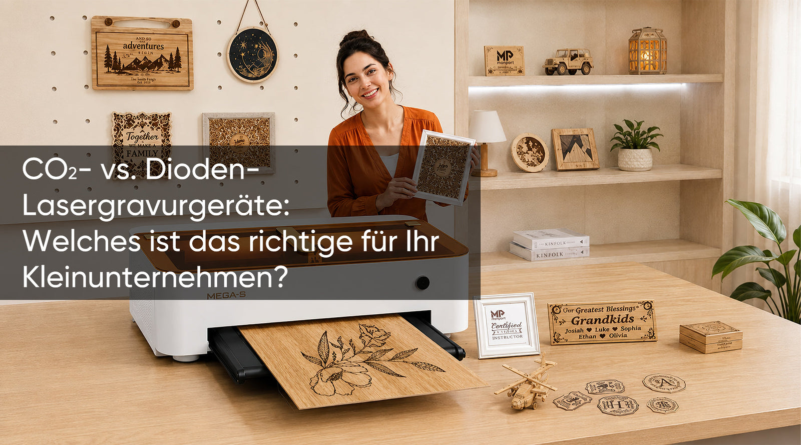 CO₂- vs. Dioden-Lasergravurgeräte: Welches ist das richtige für Ihr Kleinunternehmen?