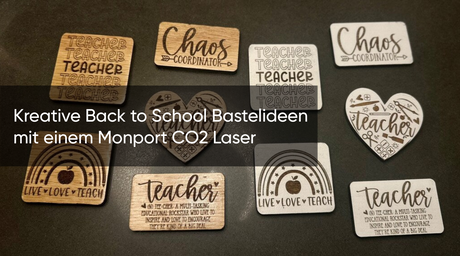 Kreative Back to School Bastelideen mit einem Monport CO2 Laser