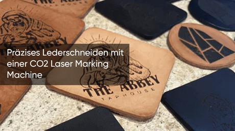 Präzises Lederschneiden mit einer CO2 Laser Marking Machine