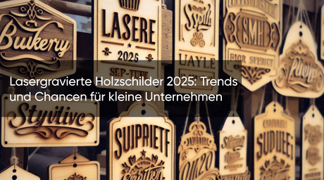 Lasergravierte Holzschilder 2025: Trends und Chancen für kleine Unternehmen