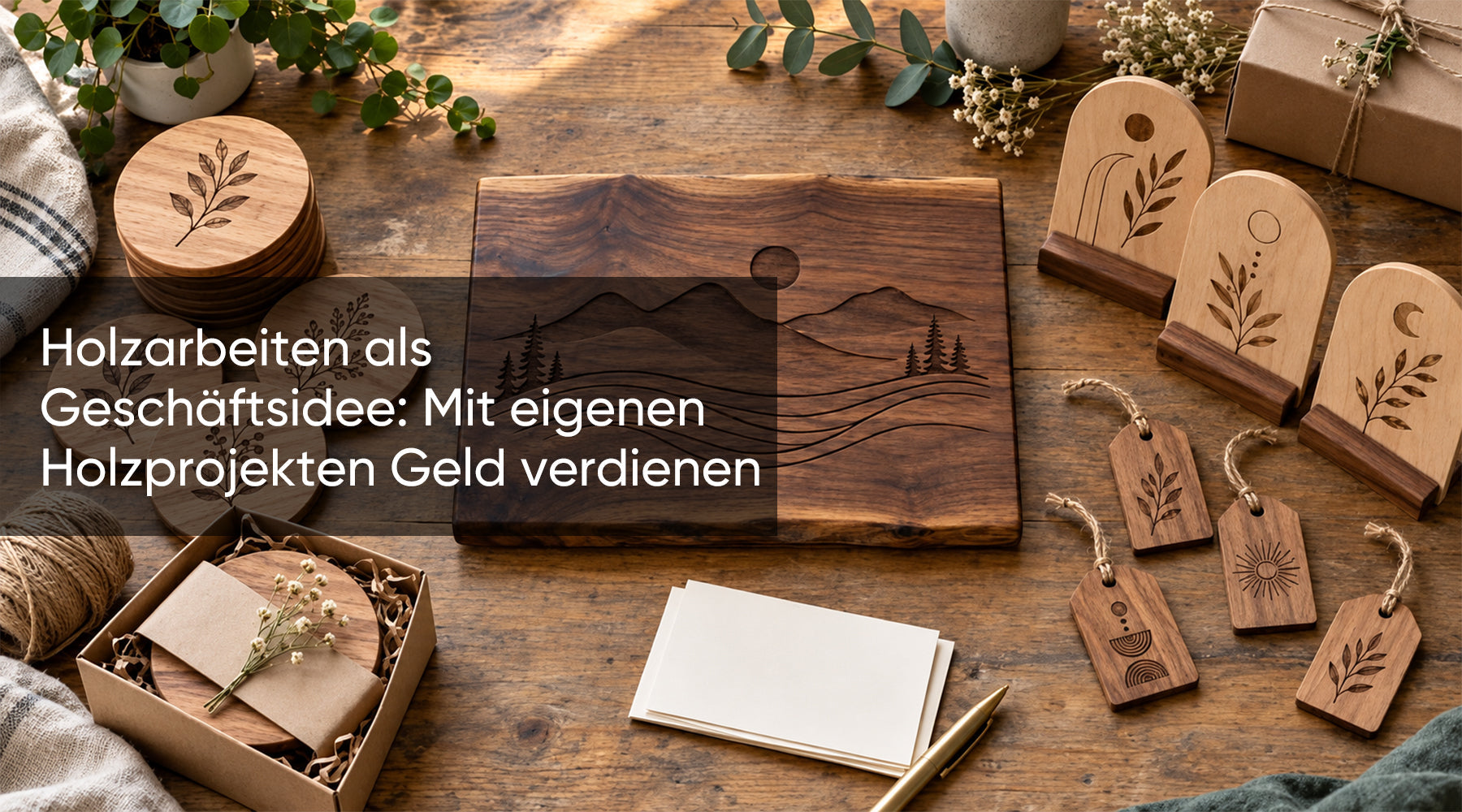 Holzarbeiten als Geschäftsidee: Mit eigenen Holzprojekten Geld verdienen