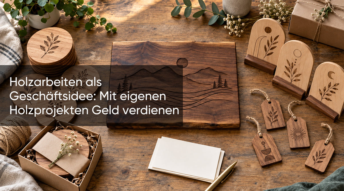 Holzarbeiten als Geschäftsidee: Mit eigenen Holzprojekten Geld verdienen