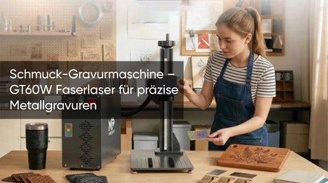 Schmuck Gravurmaschine – GT60W Faserlaser für präzise Metallgravuren