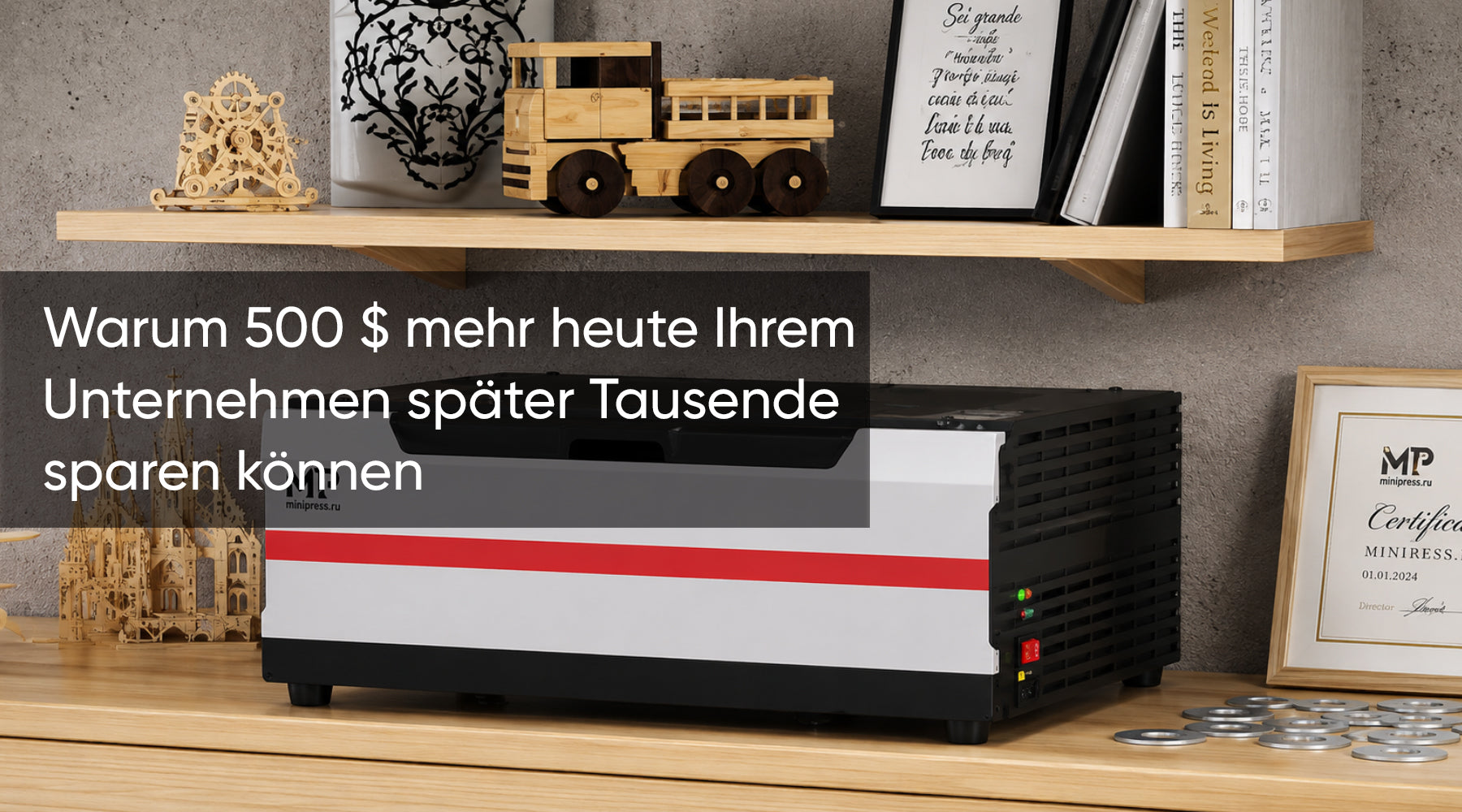 Warum 500 $ mehr heute Ihrem Unternehmen später Tausende sparen können: Der Einkaufsleitfaden für die richtige Lasergravurmaschine