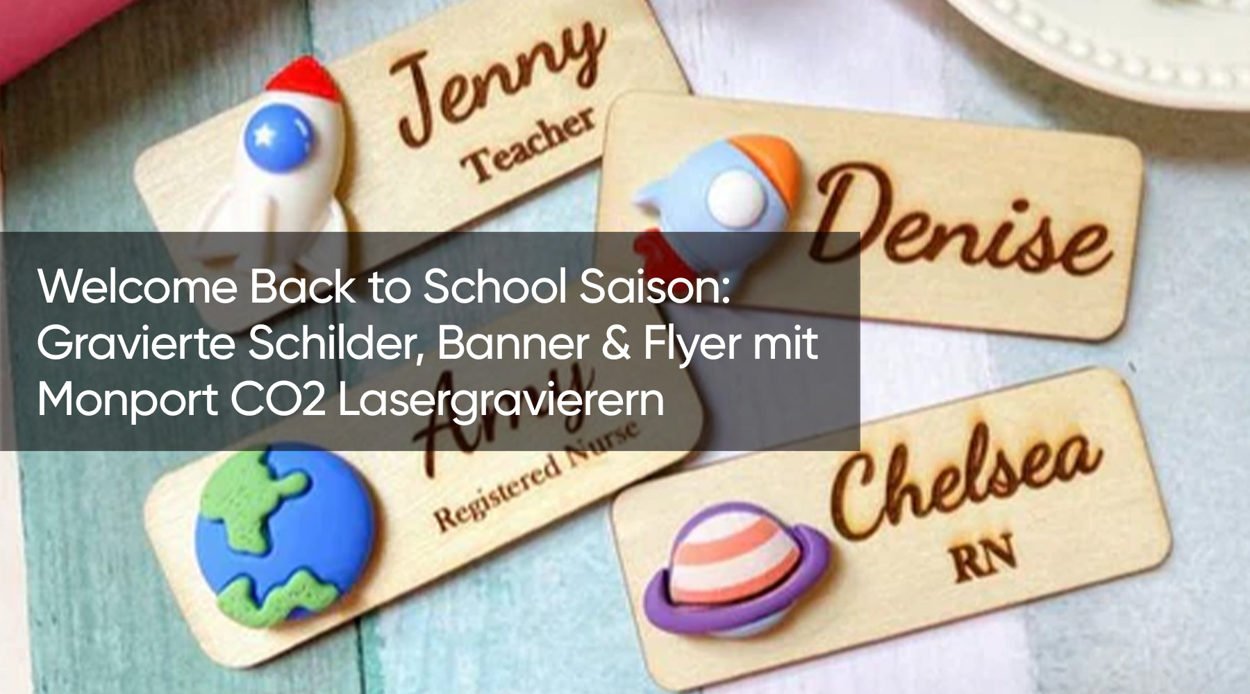 Beste Angebote zum Schulanfang: Individuelle Schulsachen gestalten mit dem Monport CO2-Lasergravierer Reno45 Pro