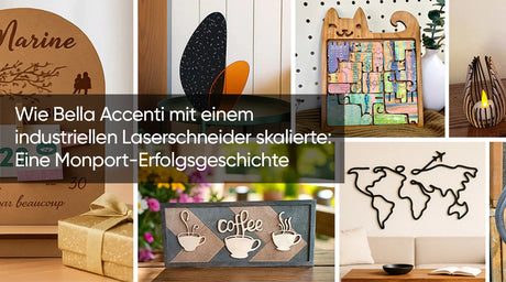 Wie Bella Accenti mit einem industriellen Laserschneider skalierte: Eine Monport-Erfolgsgeschichte