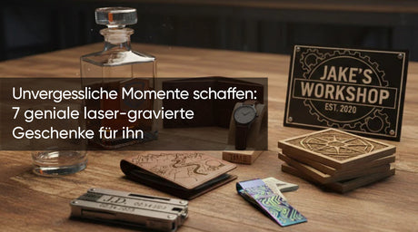 Unvergessliche Momente schaffen: 7 geniale laser-gravierte Geschenke für ihn