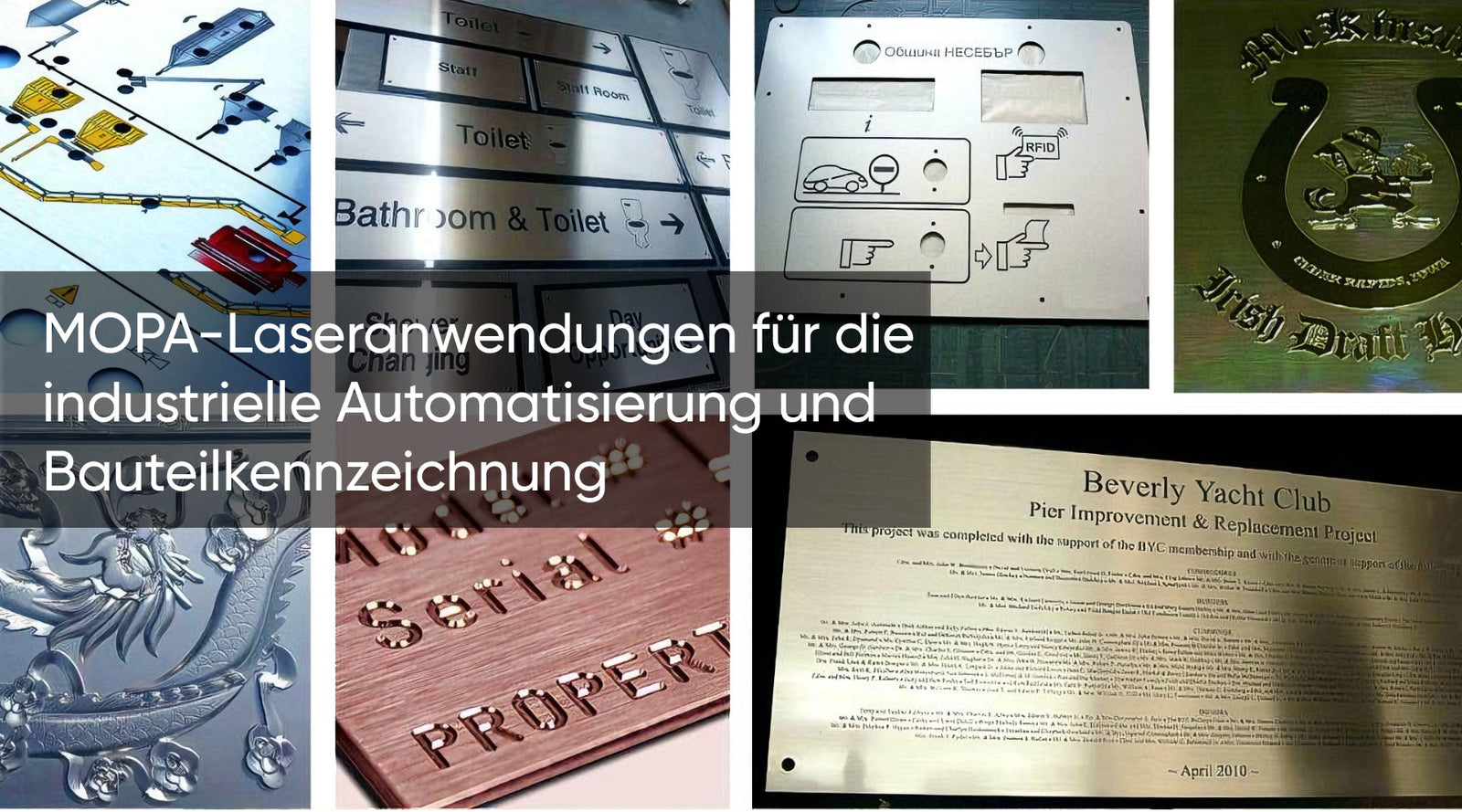 MOPA-Laseranwendungen für die industrielle Automatisierung und Bauteilkennzeichnung