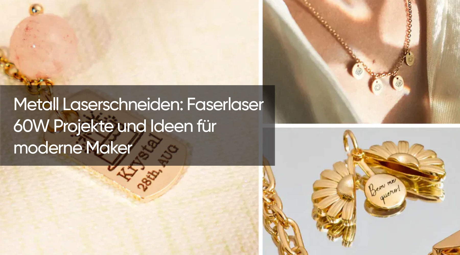 Metall Laserschneiden: Faserlaser 60W Projekte und Ideen für moderne Maker
