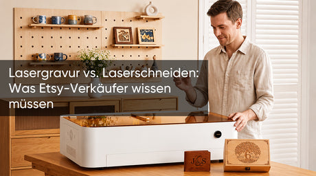 Lasergravur vs. Laserschneiden: Was Etsy-Verkäufer wissen müssen