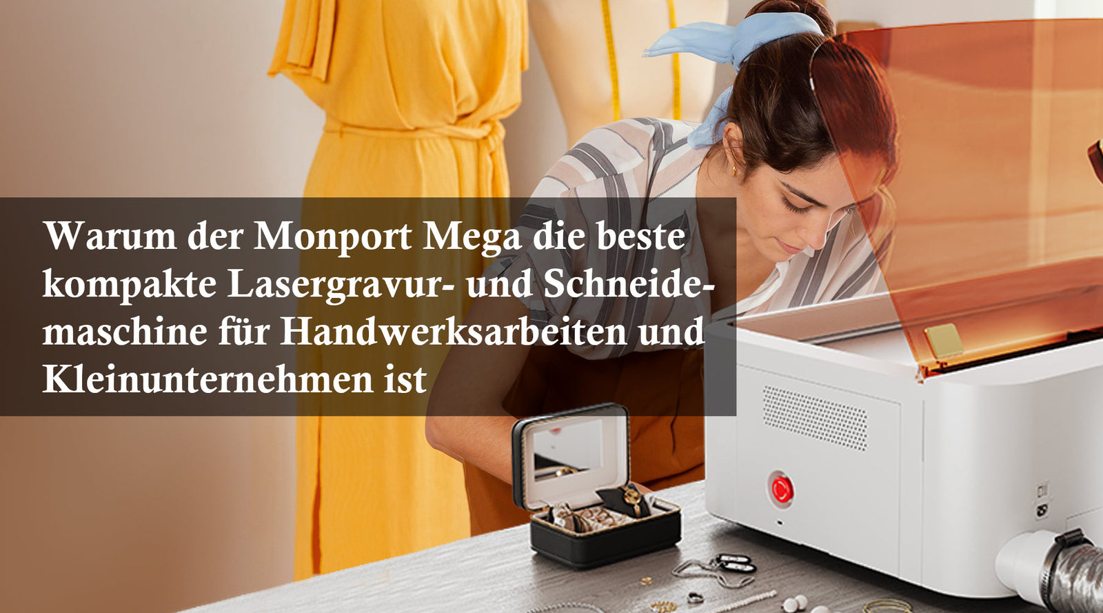 Warum der Monport Mega die beste kompakte Lasergravur- und Schneidemaschine für Handwerksarbeiten und Kleinunternehmen ist