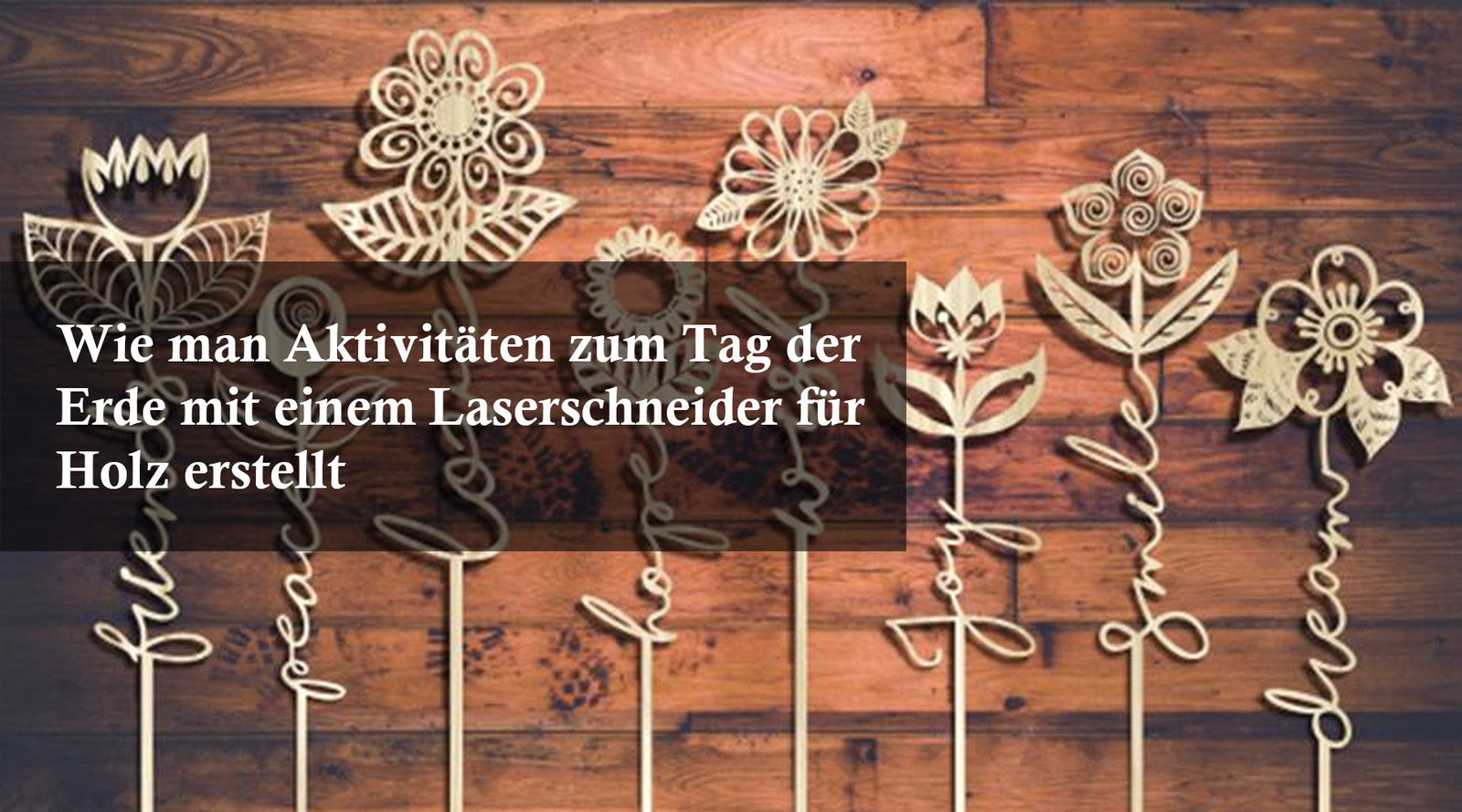 Wie man Aktivitäten zum Tag der Erde mit einem Laserschneider für Holz erstellt