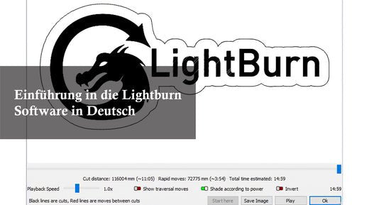 Lightburn Software Vorlagen