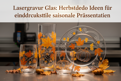 Lasergravur Glas: Herbstdeko Ideen für eindrucksvolle saisonale Präsentationen