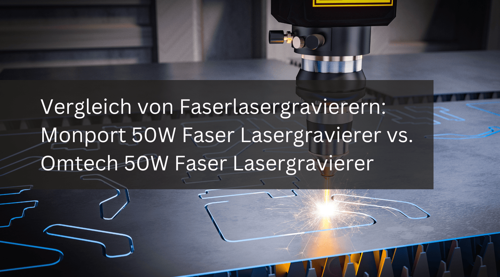 Vergleich von Faserlasergravierern: Monport 50W Faser Lasergravierer vs. Omtech 50W Faser Lasergravierer - MonPortlaser.de
