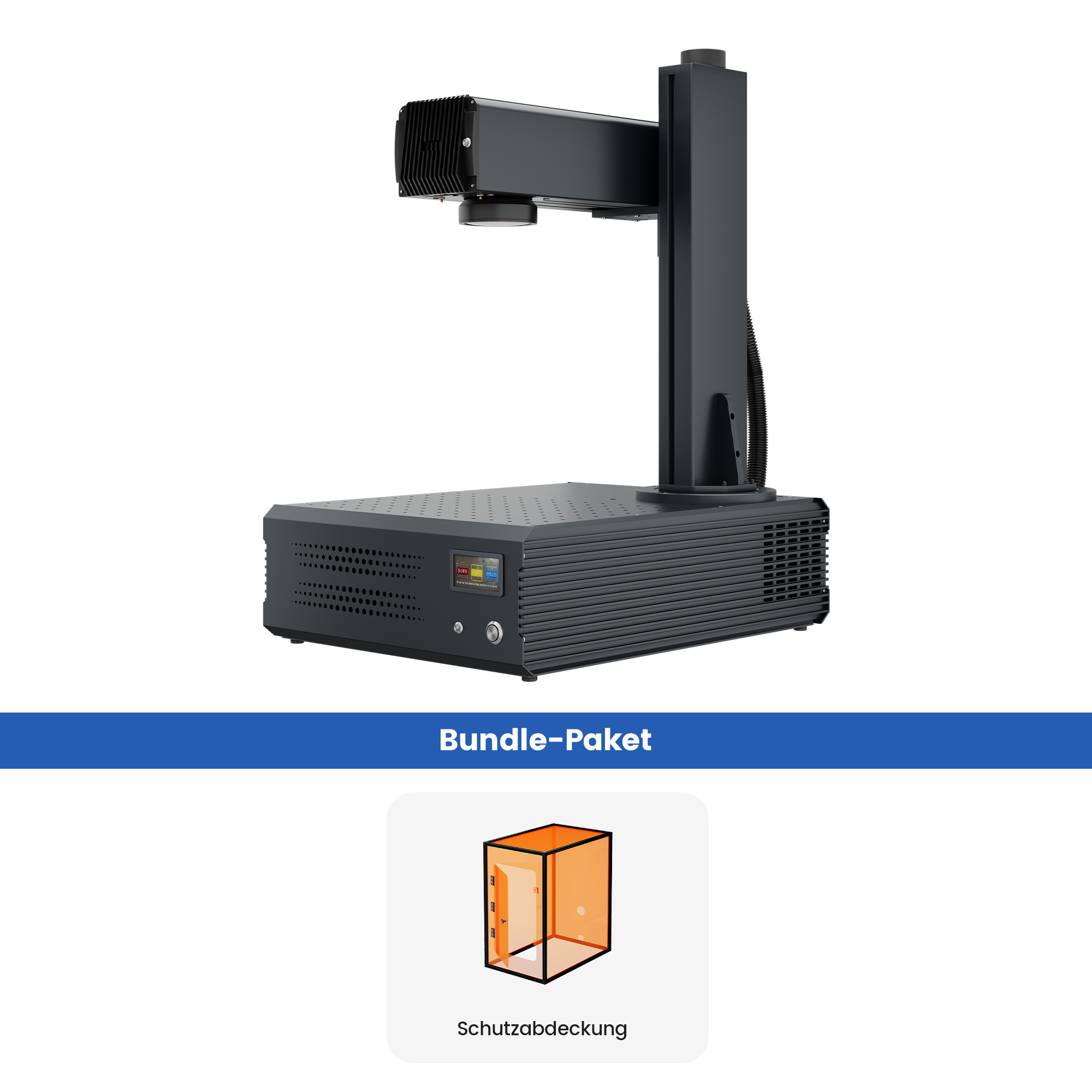 Monport GA Verbesserte 100W Integrierte MOPA Faserlasergravierer & Markiermaschinen mit Autofokus