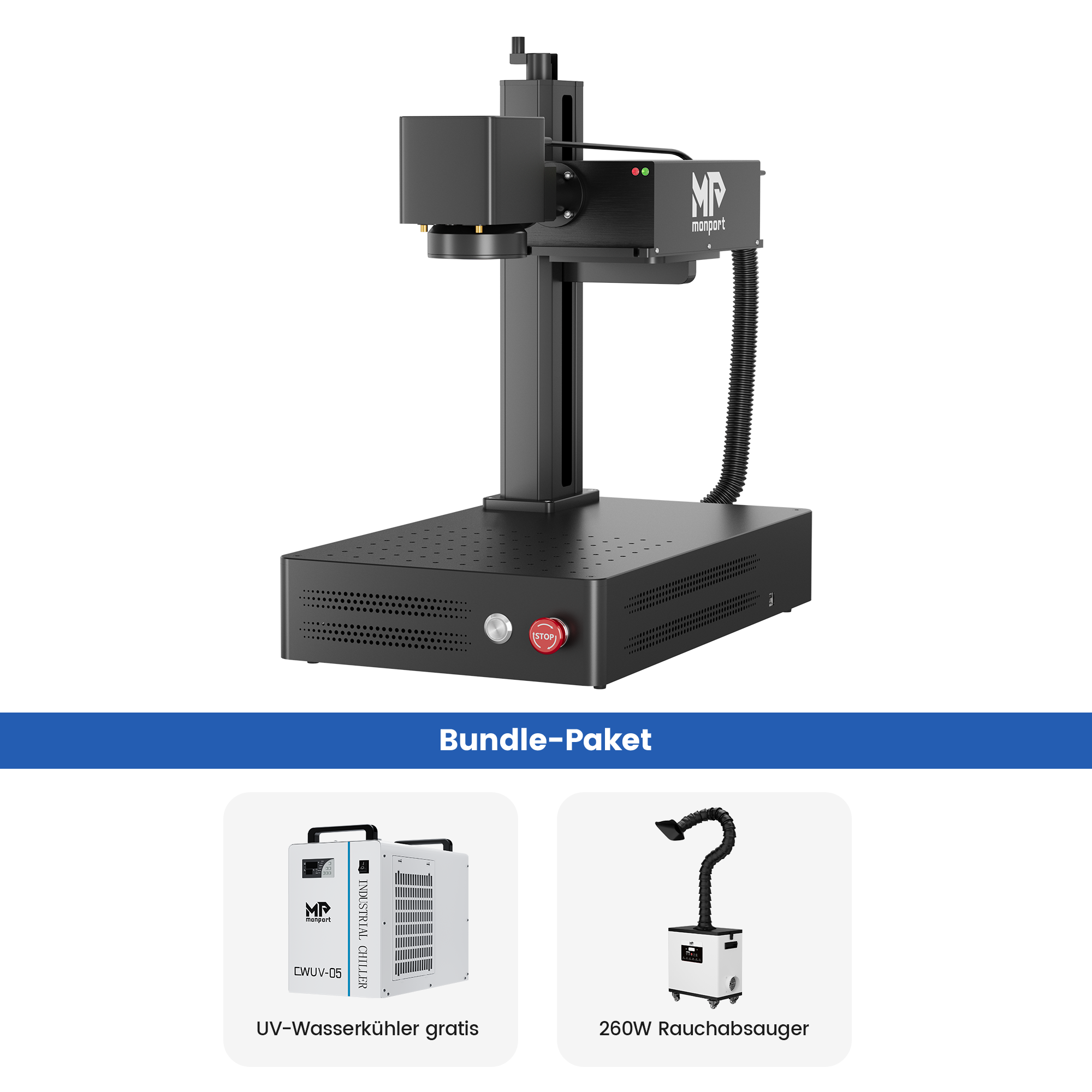 Monport 6W UV-Laser-Graviermaschine & Markiermaschine