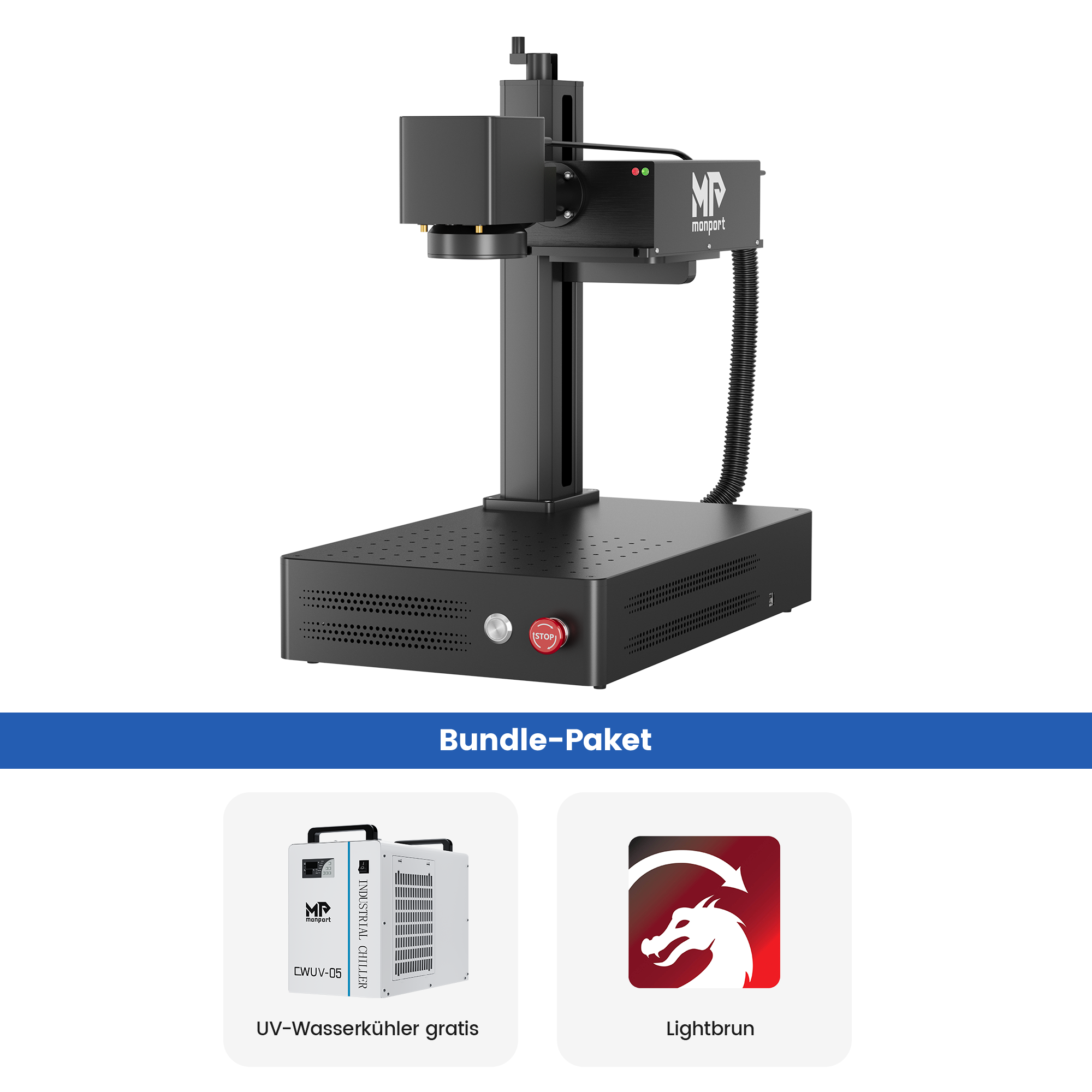 Monport 6W UV-Laser-Graviermaschine & Markiermaschine