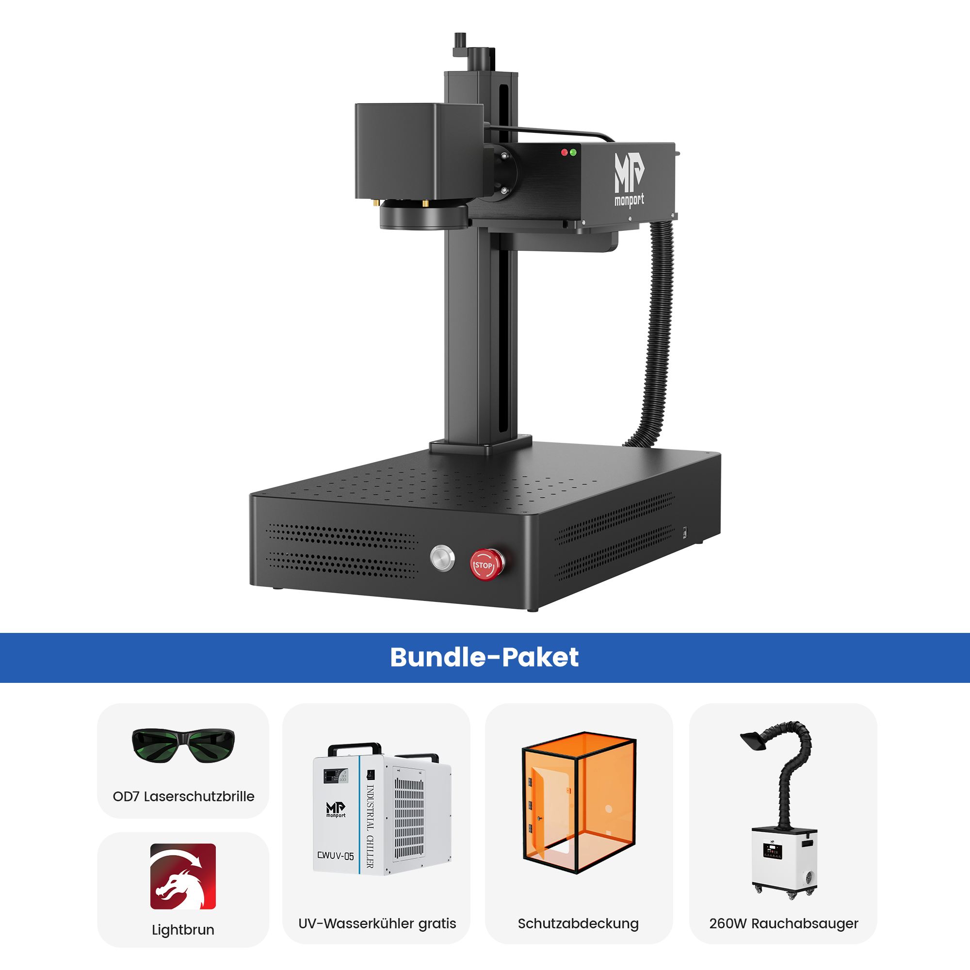 Monport 6W UV-Laser-Graviermaschine & Markiermaschine