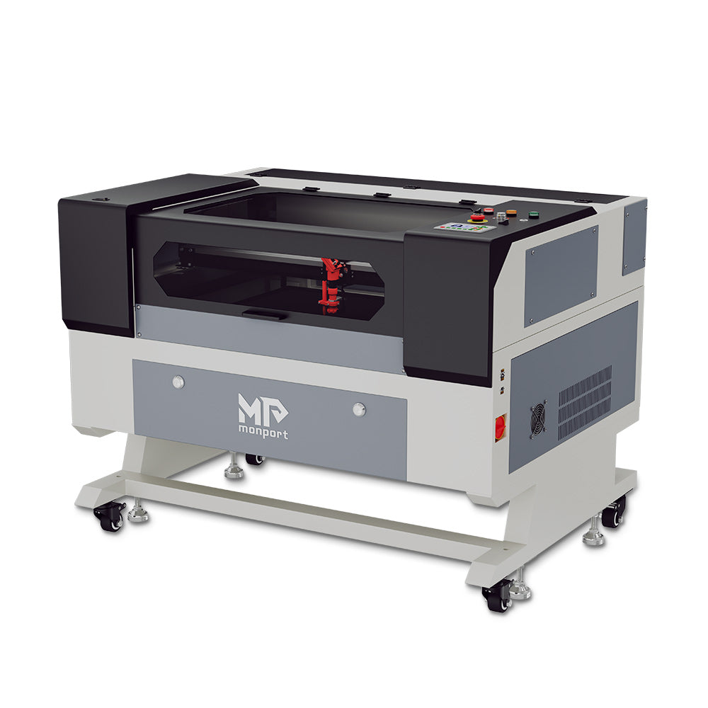 Monport 60W CO2 Laser Graviermaschine & Cutter (700 x 500mm) Gravurfläche mit Autofokus