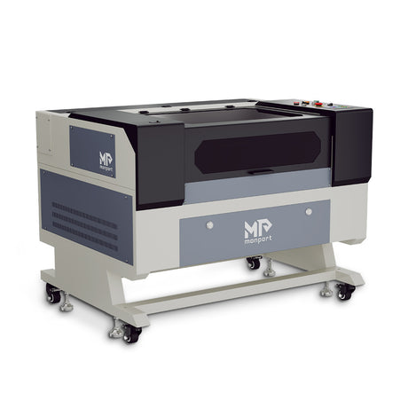 Monport 60W CO2 Laser Graviermaschine & Cutter (700 x 500mm) Gravurfläche mit Autofokus