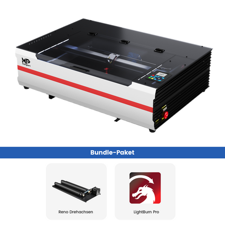 Monport Reno65 Pro Vision 65W Desktop CO2 Lasergravur- und Schneidemaschine (24" x 16") mit 8MP HD-Kamera und magnetischer Autofokus-Unterstützung