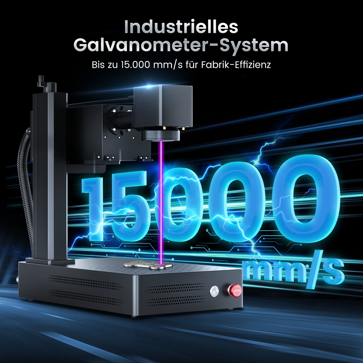 Monport 10W UV-Laser-Graviermaschine & Markiermaschine