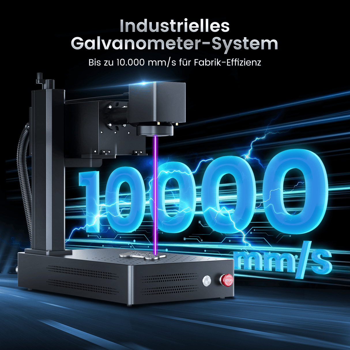 Monport GM 10W UV-Laser-Graviermaschine & Markiermaschine