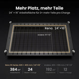 Monport Reno65 Pro Vision 65W Desktop CO₂ Lasergravierer & Laserschneider (24" x 16") mit 8MP HD-Kamera, magnetischem Autofokus und integriertem Wasserkühlsystem