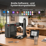 Monport GPro 200W MOPA Vision Faserlaser Maschine – Mit Vision-System für automatische Positionierung, präzise Metallgravur & Laserbeschriftung