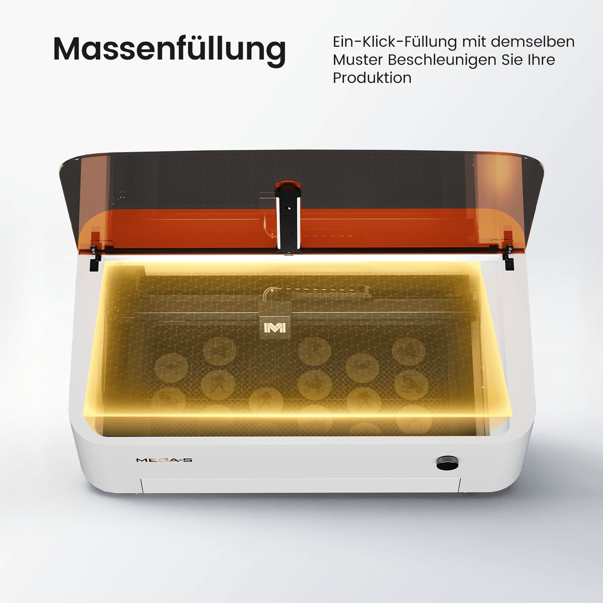 Monport Mega S – Upgrade der Mega-Serie: 70W CO₂ Lasergravier- und Schneidemaschine mit intelligenter Präzision