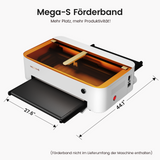 Monport MegaS – Upgrade der Mega-Serie: 70W CO₂ Lasergravier- und Schneidemaschine mit intelligenter Präzision