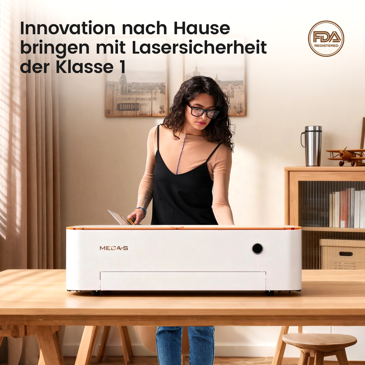 Monport MegaS – Upgrade der Mega-Serie: 70W CO₂ Lasergravier- und Schneidemaschine mit intelligenter Präzision