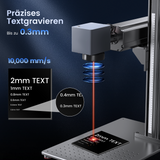 Monport GT 100W Getrennte MOPA-Faserlaser-Gravier- und Farbmarkiermaschine mit Autofokus – Gerät