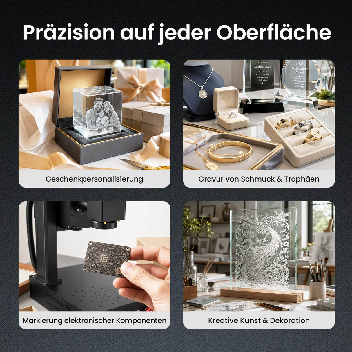 Monport GM 6W PRO UV Laser Graviermaschine(Innengravur) – Professionelle UV Laserbeschriftung mit 355nm Kaltlaser-Technologie