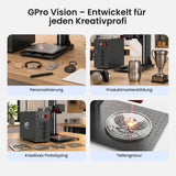 Monport GPro 60W MOPA Vision Faserlaser Maschine – Mit Vision-System für automatische Positionierung, präzise Metallgravur & Laserbeschriftung