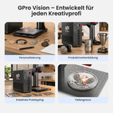 Monport GPro 200W MOPA Vision Faserlaser Maschine – Mit Vision-System für automatische Positionierung, präzise Metallgravur & Laserbeschriftung