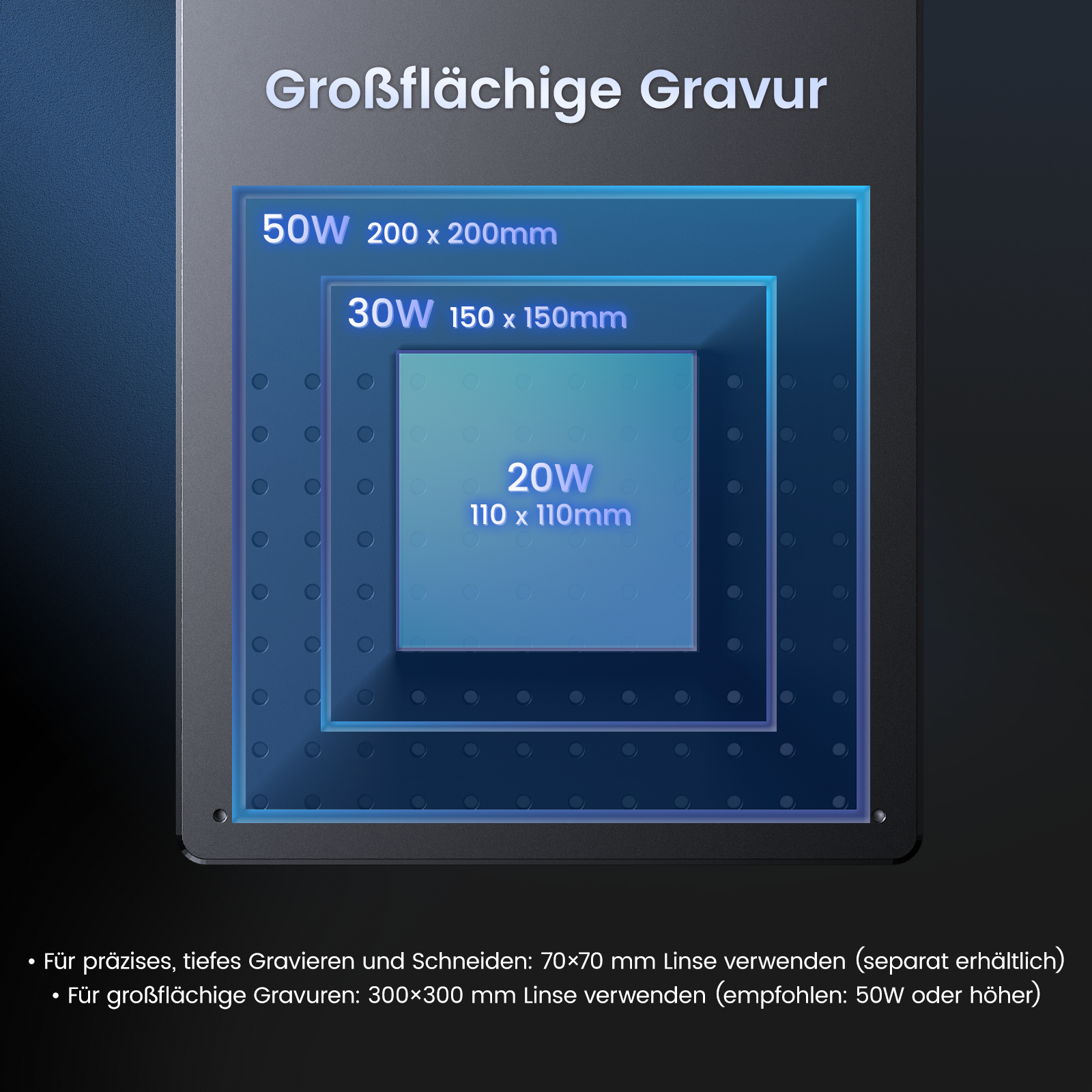 Monport GT 30W Getrennter Faserlaser-Gravier- und Markiermaschine mit Autofokus (150 mm × 150 mm) – Gerät