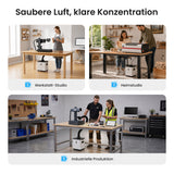 Monport 200W Laserabsaugung mit 4-Schicht-Filter für CO2- und Faser-Lasergravierer