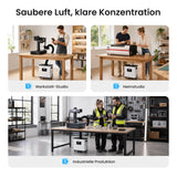 Monport 260W Laserrauchabsauganlage mit 4-stufigem Filtersystem – Für CO₂- und Faserlaser-Graviermaschinen