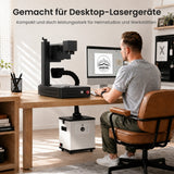 Monport 200W Laserabsaugung mit 4-Schicht-Filter für CO2- und Faser-Lasergravierer