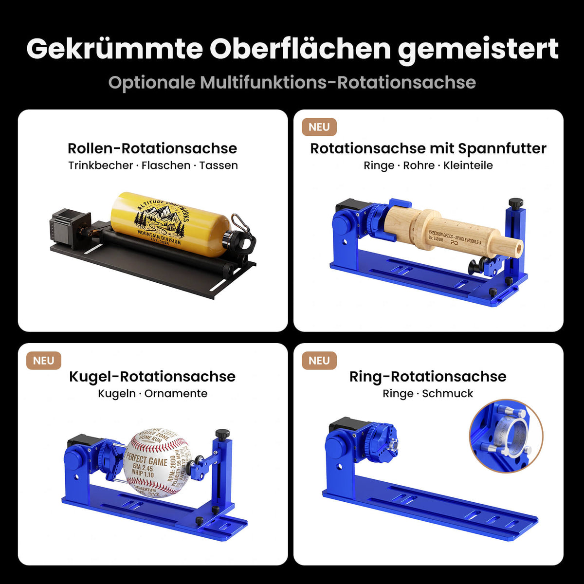 Monport Reno65 Pro Vision 65W Desktop CO₂ Lasergravierer & Laserschneider (24