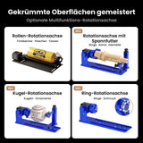 Monport Reno45 Pro Vision 45W Desktop CO₂-Lasergravierer und -Schneider (16" x 12") mit 8MP HD-Kamera, Assistierter Autofokus-Unterstützung und integrierter Wasserkühlung