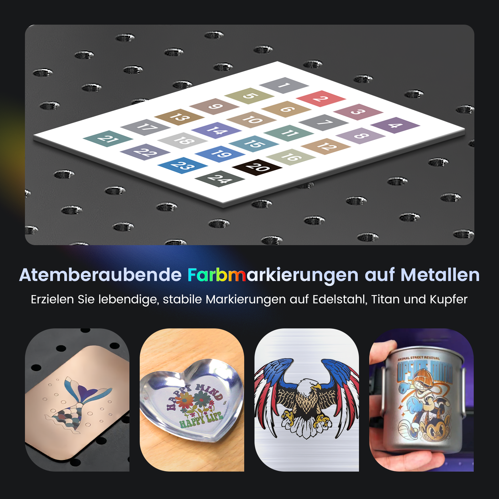 Monport GT 30W Getrennter Faserlaser-Gravier- und Markiermaschine mit Autofokus (150 mm × 150 mm) – Gerät