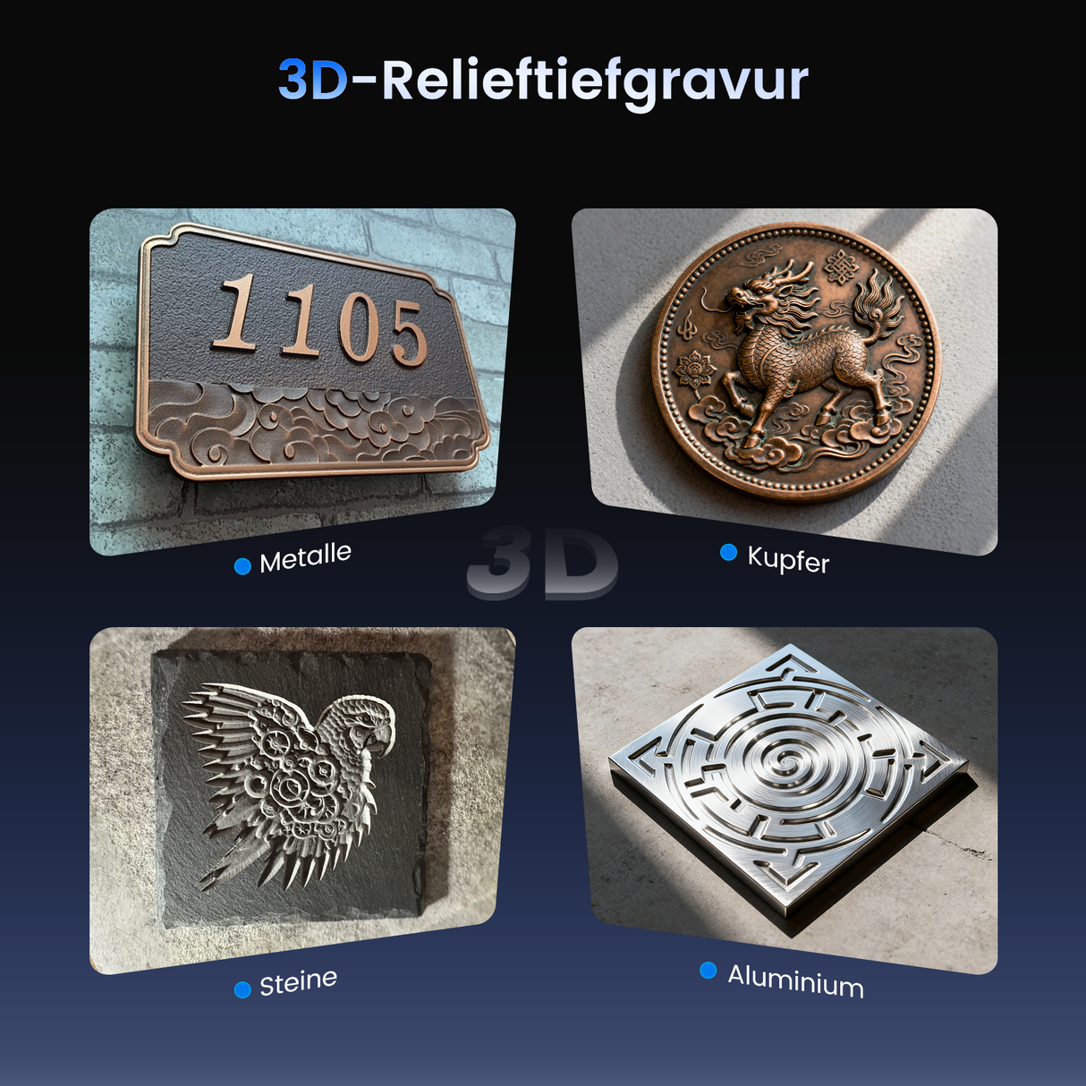 Monport GT 100W Getrennte MOPA-Faserlaser-Gravier- und Farbmarkiermaschine mit Autofokus – Gerät