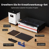 Monport Reno65 Pro Vision 65W Desktop CO₂ Lasergravierer & Laserschneider (24" x 16") mit 8MP HD-Kamera, magnetischem Autofokus und integriertem Wasserkühlsystem
