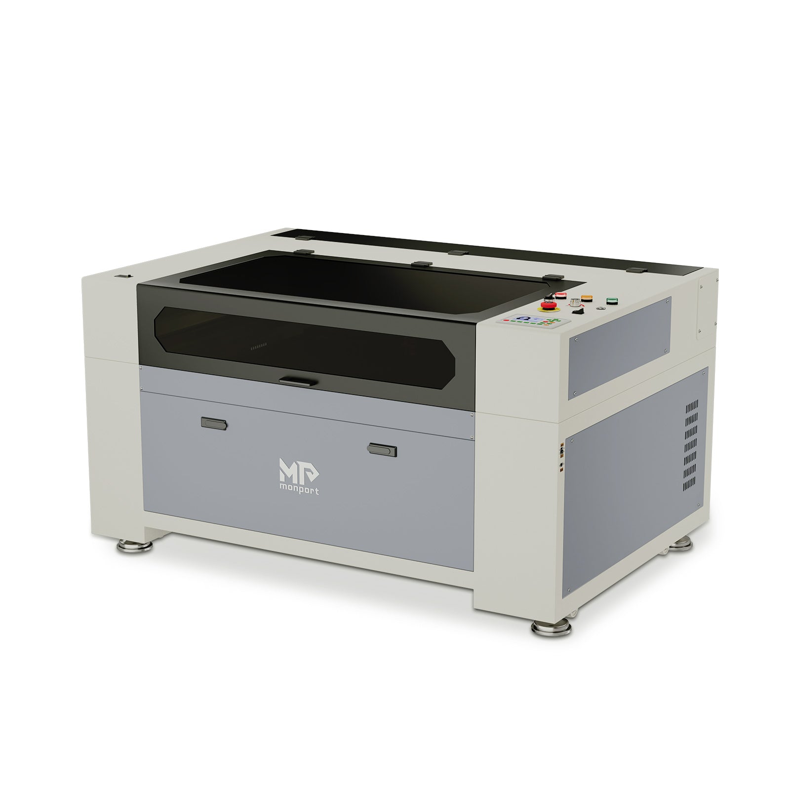Monport 100W CO2 Eingebaut Wasserkühlsystem Laser Graviermaschine & Cutter mit (1000 x 600mm) Gravurfläche