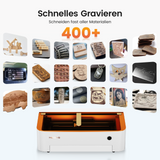 Monport MegaS – Upgrade der Mega-Serie: 70W CO₂ Lasergravier- und Schneidemaschine mit intelligenter Präzision