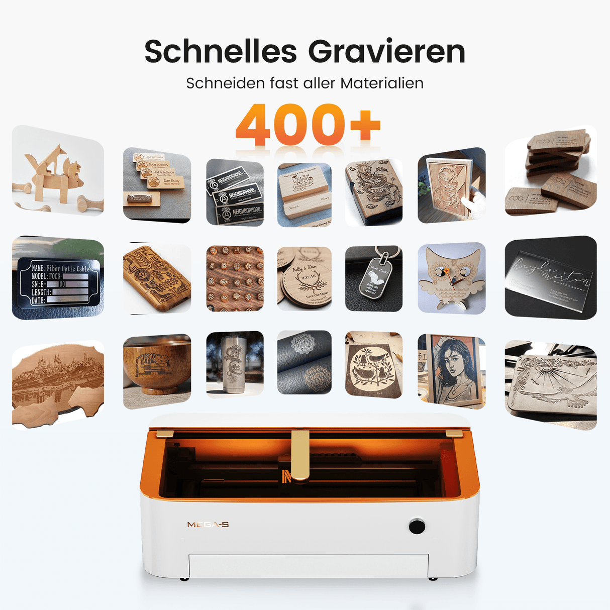 Monport Mega S – Upgrade der Mega-Serie: 70W CO₂ Lasergravier- und Schneidemaschine mit intelligenter Präzision